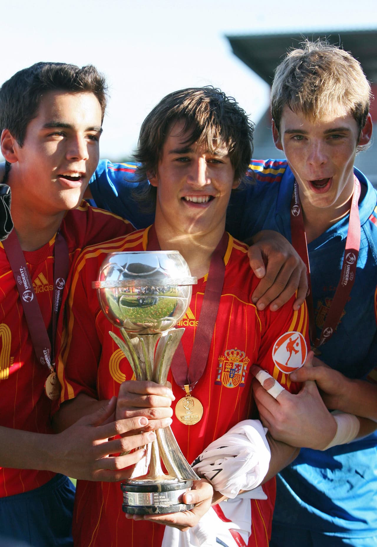 Bojan Krkic era una de las grandes promesas de aquella selección prejuvenil de España, por su excelente rendimiento en las diferentes categorías formativas del Barcelona, en La Masía.