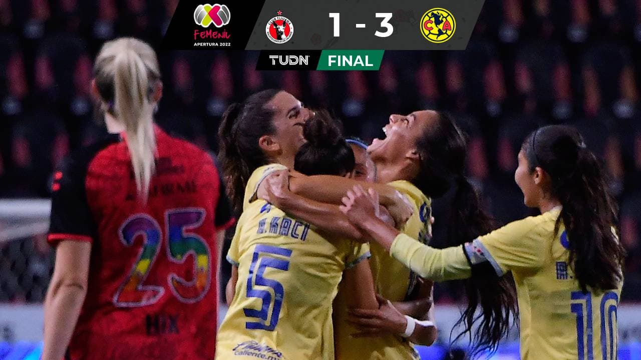 Andrea Pereira se estrena como goleadora de América ante Xolas