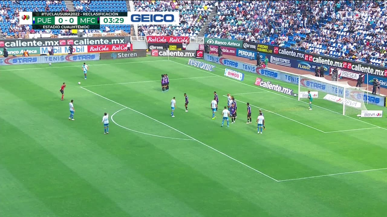 ¡GOOOL! Diego de Buen anota para Puebla.