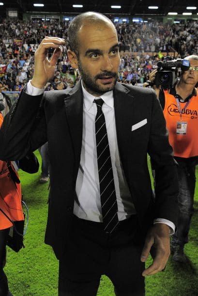 También buscaban la reacción de Josep Guardiola, el técnico de los 'blaugranas'.