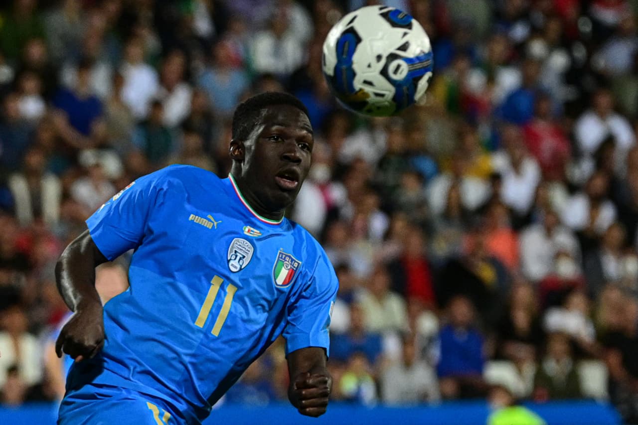 Es una selección italiana pocas veces vista con Gnonto cómo uno de sus atacantes.
<br>