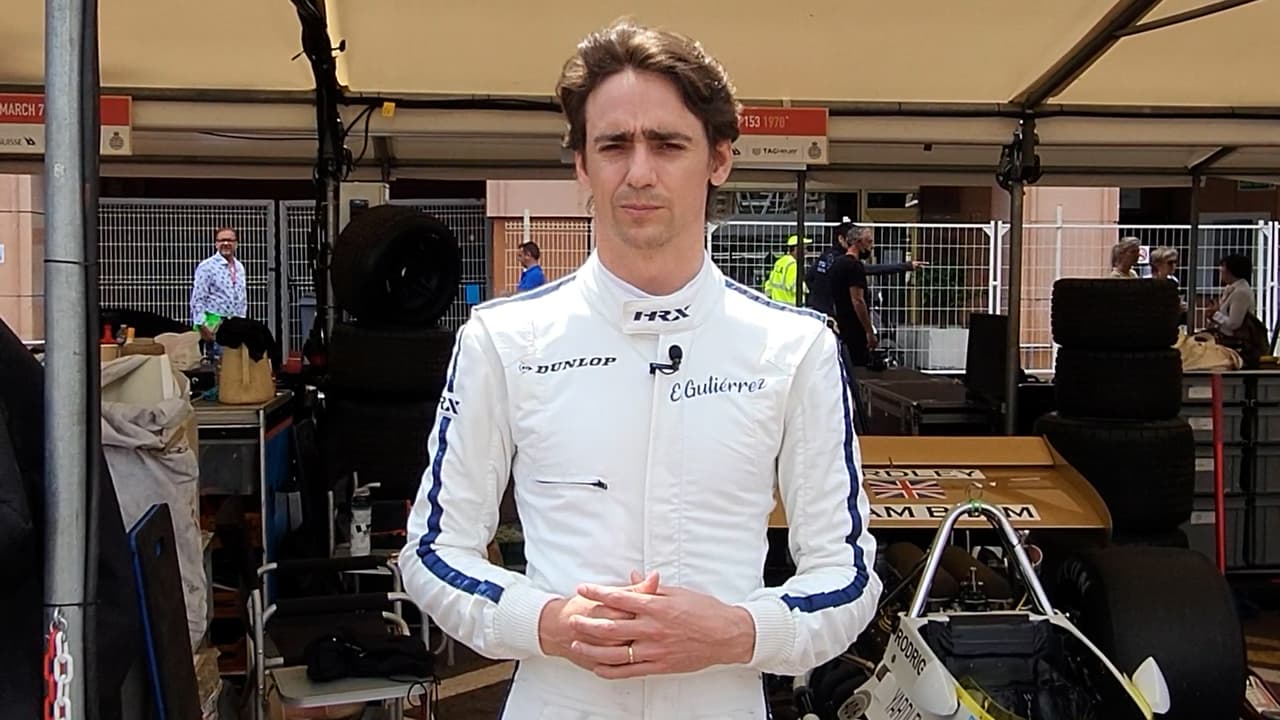 Esteban Gutiérrez corrió en Mónaco con el BRM de Pedro Rodríguez