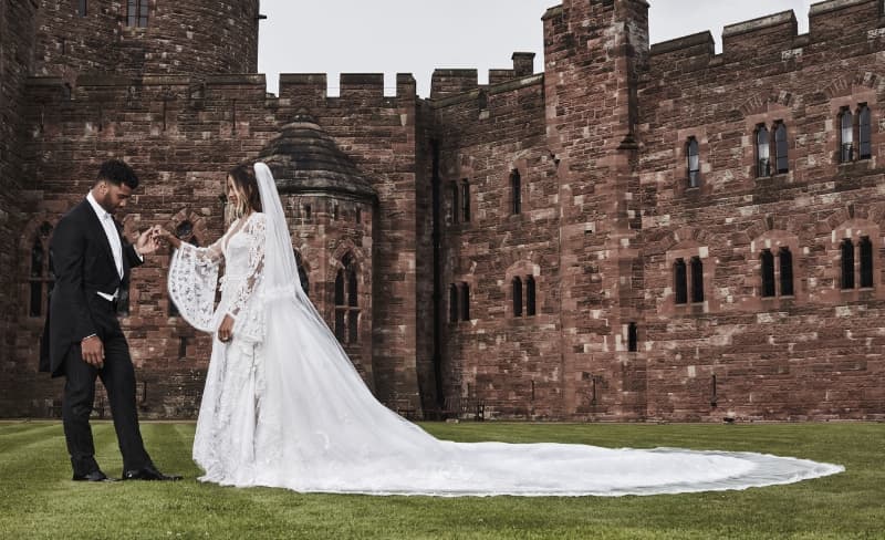 La boda se realizó en el castillo medieval de Peckforton.