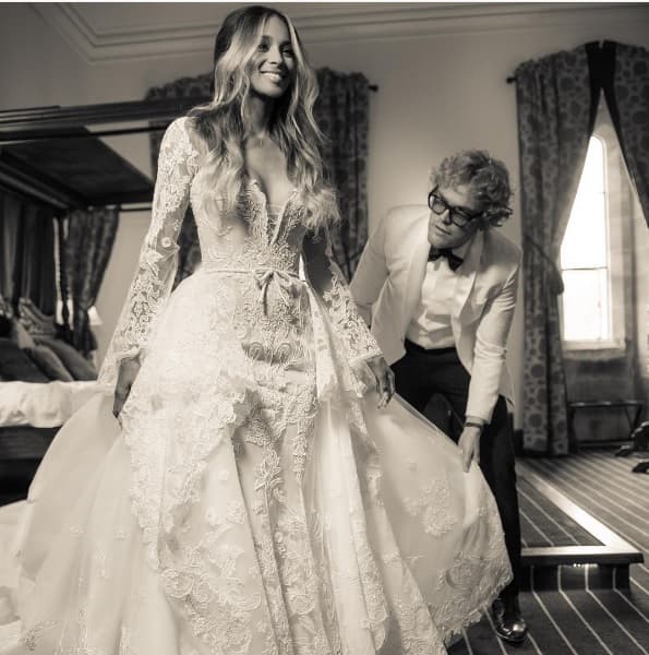 Ciara mostró su felicidad en su cuenta de Twitter.