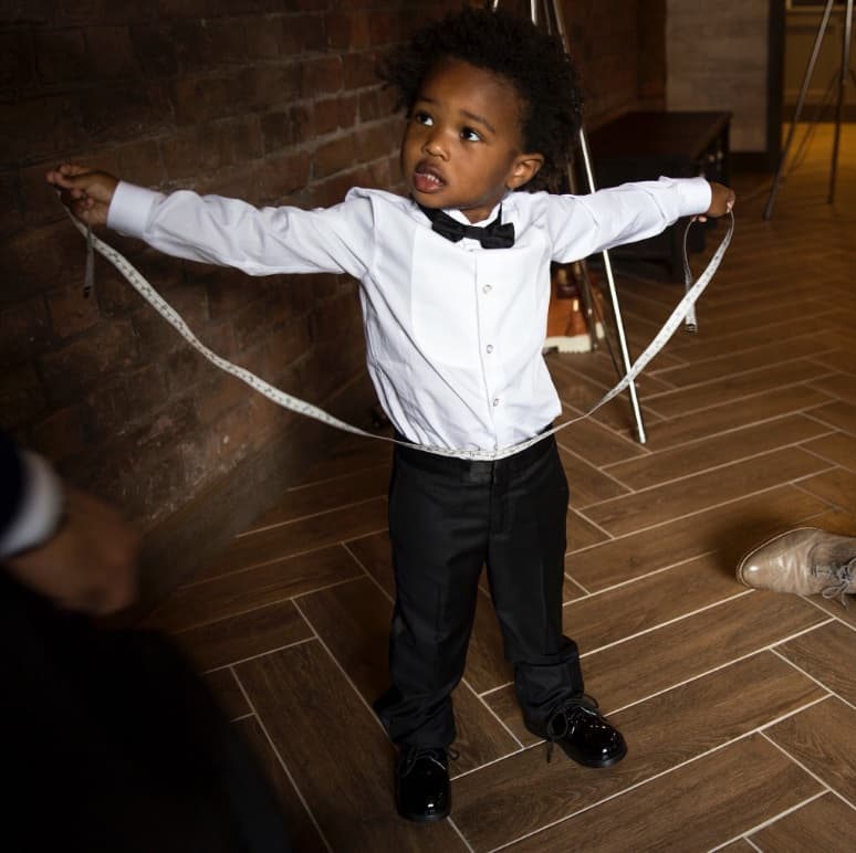 El hijo de Ciara, Future Zahir, estuvo presente y lució así.