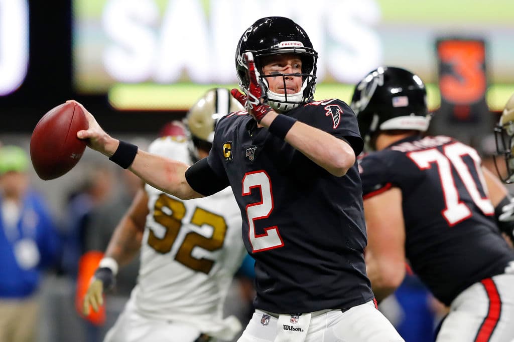 Tras vencer a los Falcons 26-18, en el último partido de la jornada de Acción de Gracias, son el primer equipo en clasificarse a playoffs.