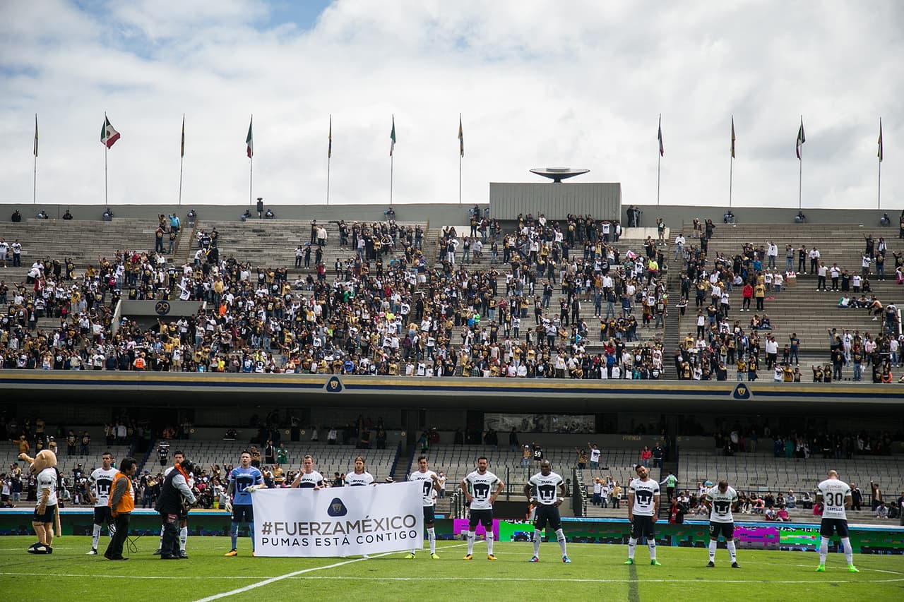 Estadio Olímpico Universitario: 14,343 espectadores.