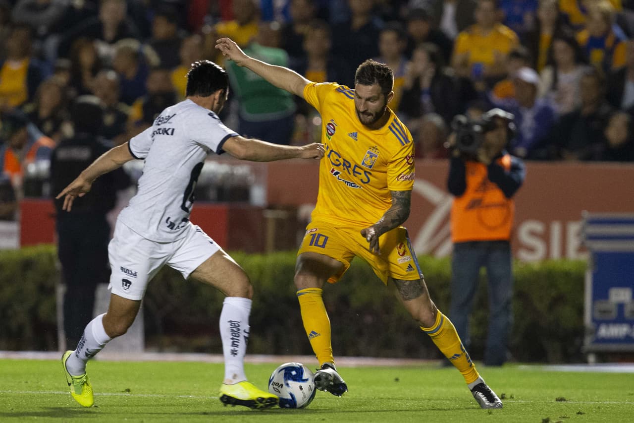 André-Pierre Gignac ha marcado 12 goles ante Pumas en toda su carrera.