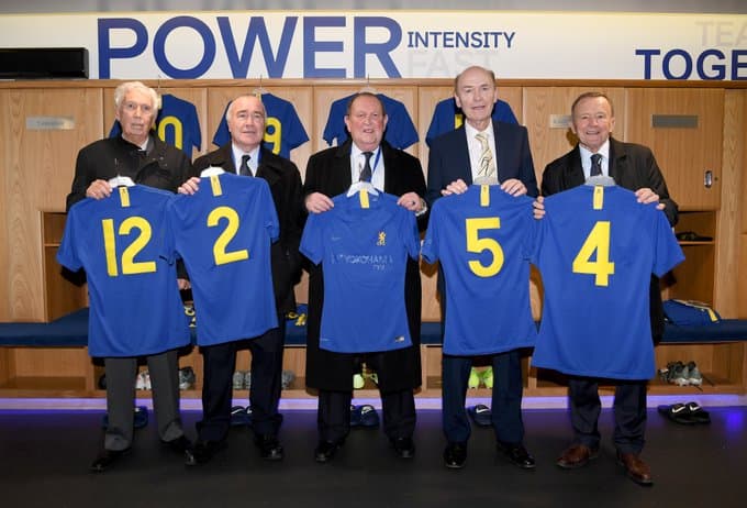 Marvin Hinton, Ron Harris, Tommy Baldwin, John Dempsey y John Hollins, los jugadores que ganaron en 1970