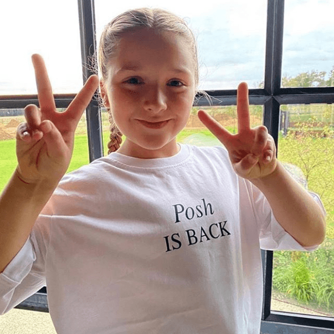 Harper Seven es la más pequeña de la familia y tiene 9 años.