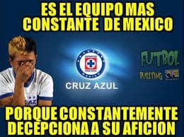 Los cementeros son el equipo que más burlas reciben en la Liga MX y las redes sociales no se olvidaron de 'felicitarlos' por tantos años sin titulo.