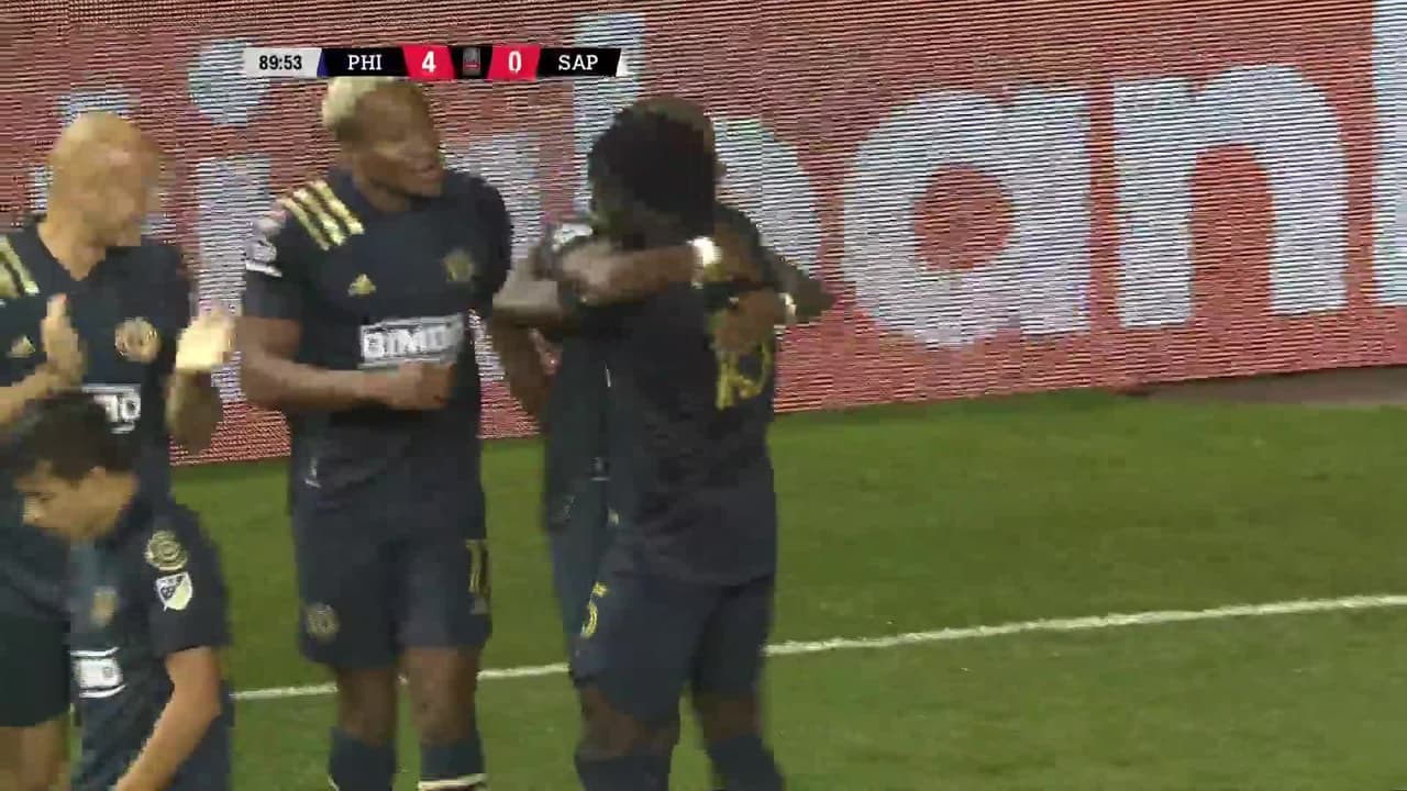 ¡GOL!  anota para Philadelphia Union. Jamiro Monteiro