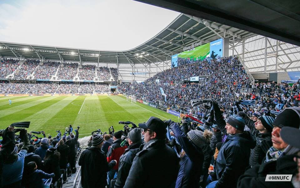 Allianz Field tiene el corazón grande, y es capaz de acoger hasta 19.400 espectadores.