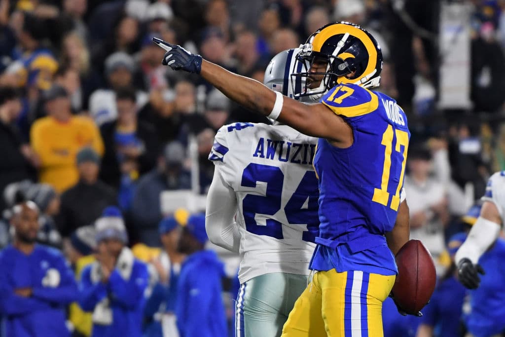 Ante la baja de Cooper Kupp, Robert Woods tuvo que erigirse como el mejor en el cuerpo de receptores de los Rams. En 2018 apiló 1219 yardas (13ro NFL) y culminó con 86 recepciones.