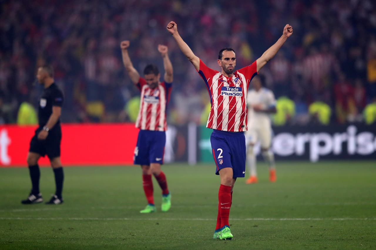 El defensa de la selección uruguaya y del Atlético de Madrid Diego Godín.