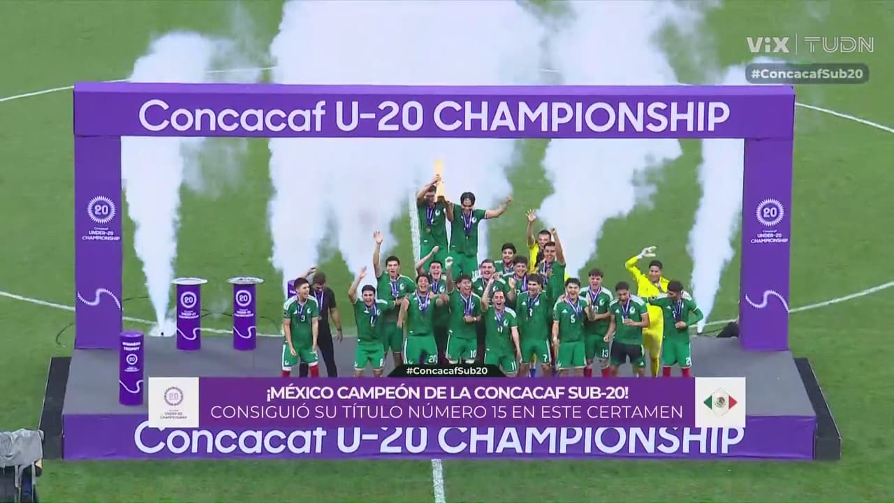 ¡México, campeón de la Concacaf Sub-20!