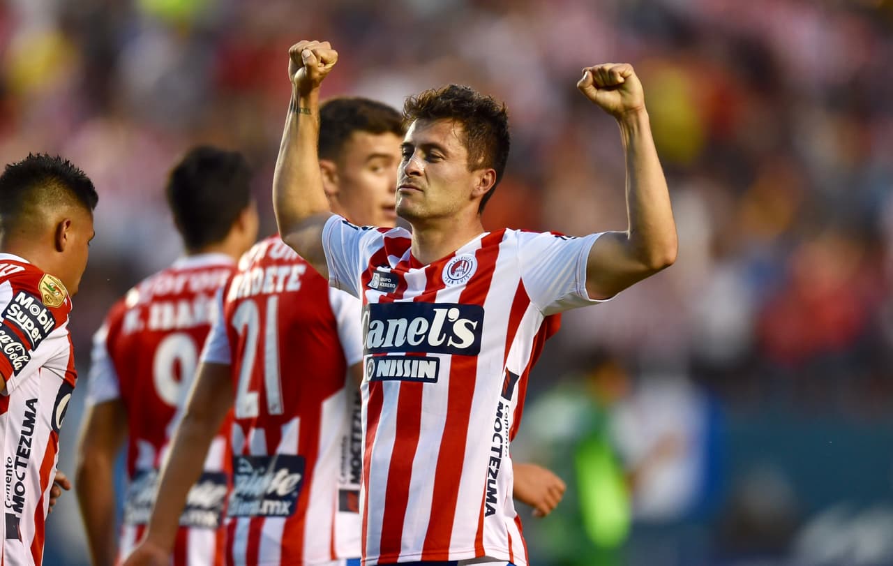 Eufórico festejo del equipo potosino que acariciaba la Final con una muestra de buen fútbol.