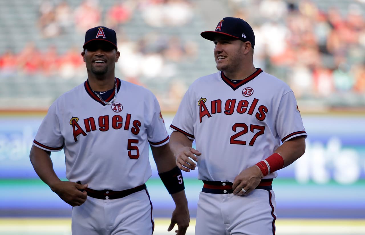 Albert Pujols piensa que su compañero Mike Trout lo superará
