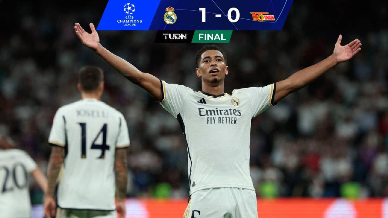 Resumen | Con agónico gol de Bellingham, Real Madrid vence a Union Berlin