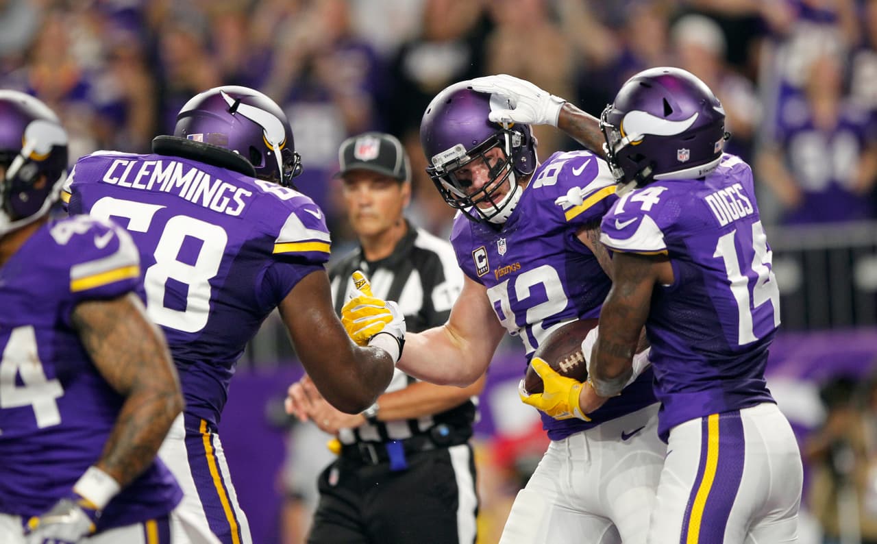 La defensiva de Vikings maniató el ataque de Giants y Minnesota mantuvo el invicto