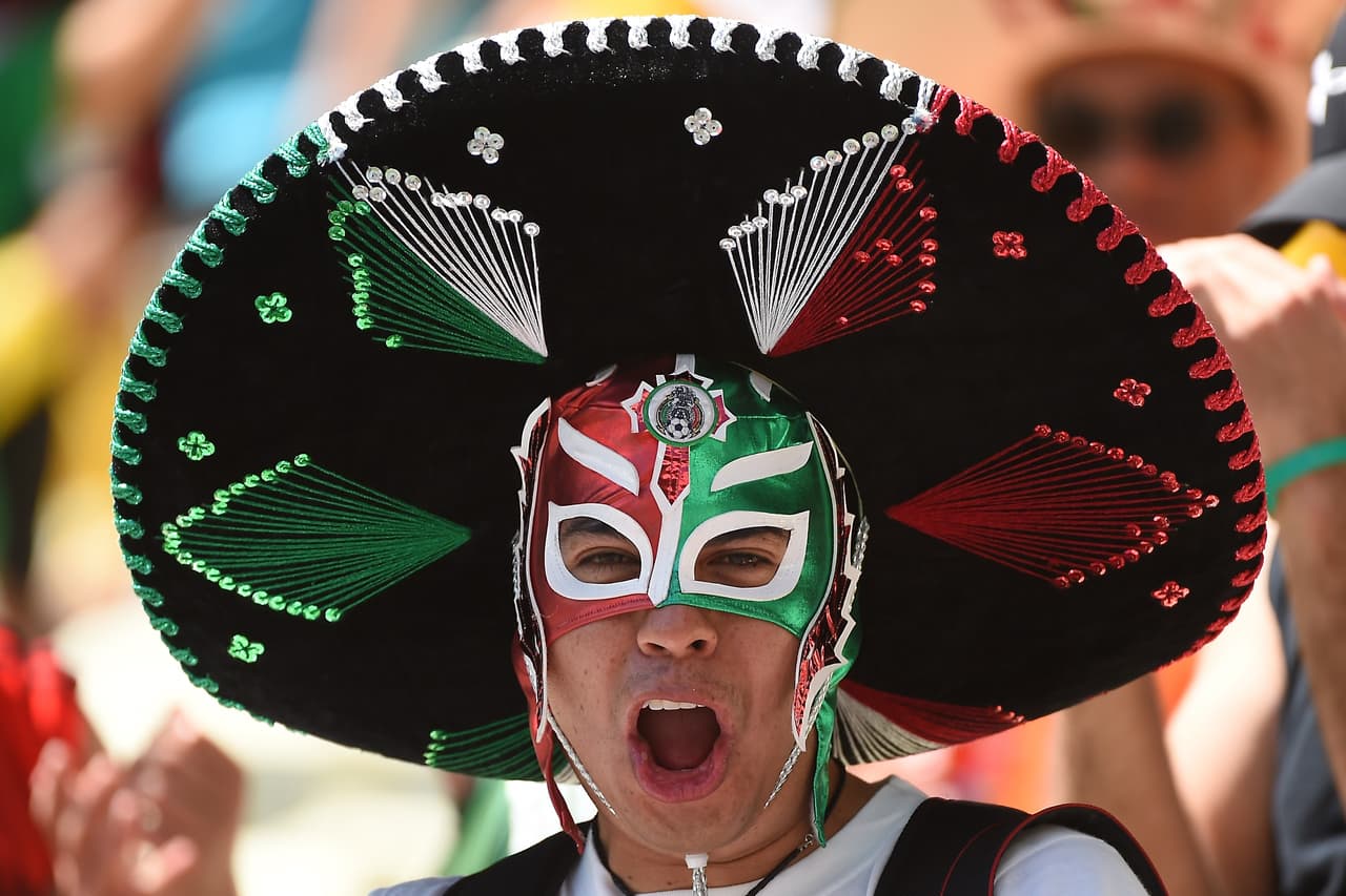 Las máscaras son un atuendo típico en los fanáticos mexicanos en los Mundiales de fútbol, pero en Rusia 2018 fueron prohibidas. Acá algunas de las que han pasado en medio del apoyo de los hinchas.