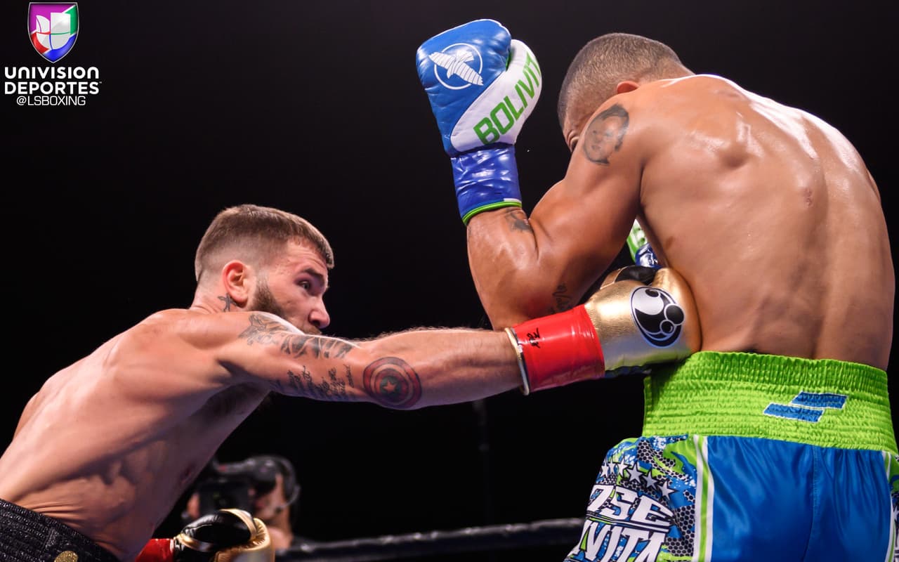 En una pelea emocionante, Caleb Plant logró despojar a José Uzcátegui de su cetro supermedio de la FIB en Los Ángeles tras noquear en dos ocasiones al entonces campeón venezolano.