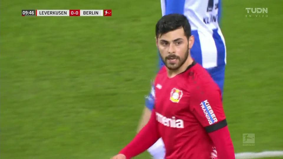 Tiro desviado de Kevin Volland