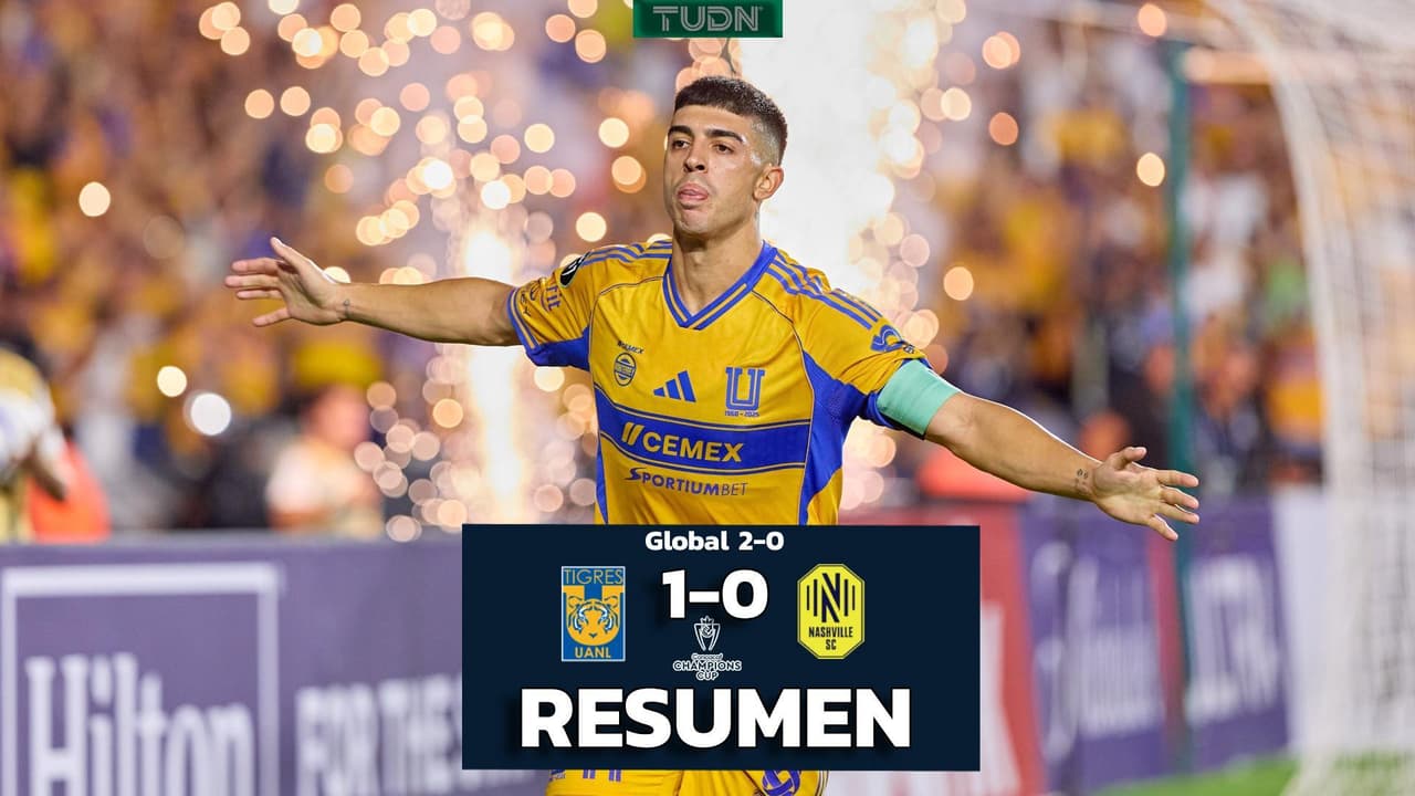 Resumen | Tigres regresa a una final de Concacaf Champions Cup tras más de 5 años