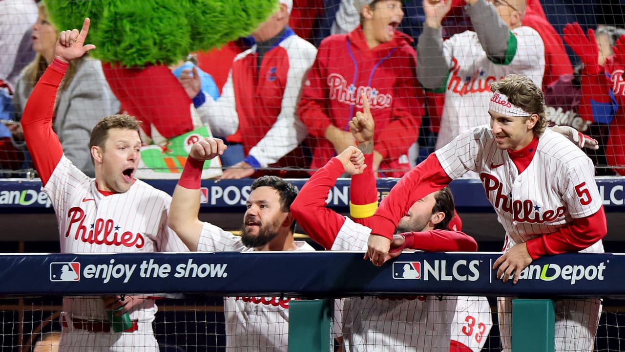 Phillies remontan a Padres y están a una victoria de la Serie Mundial 