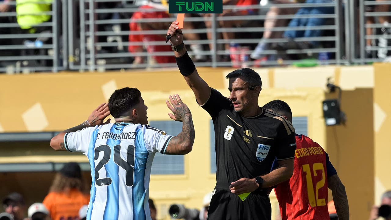 Enzo Fernández deja a Argentina con 10 hombres en Final del Mundial 2026