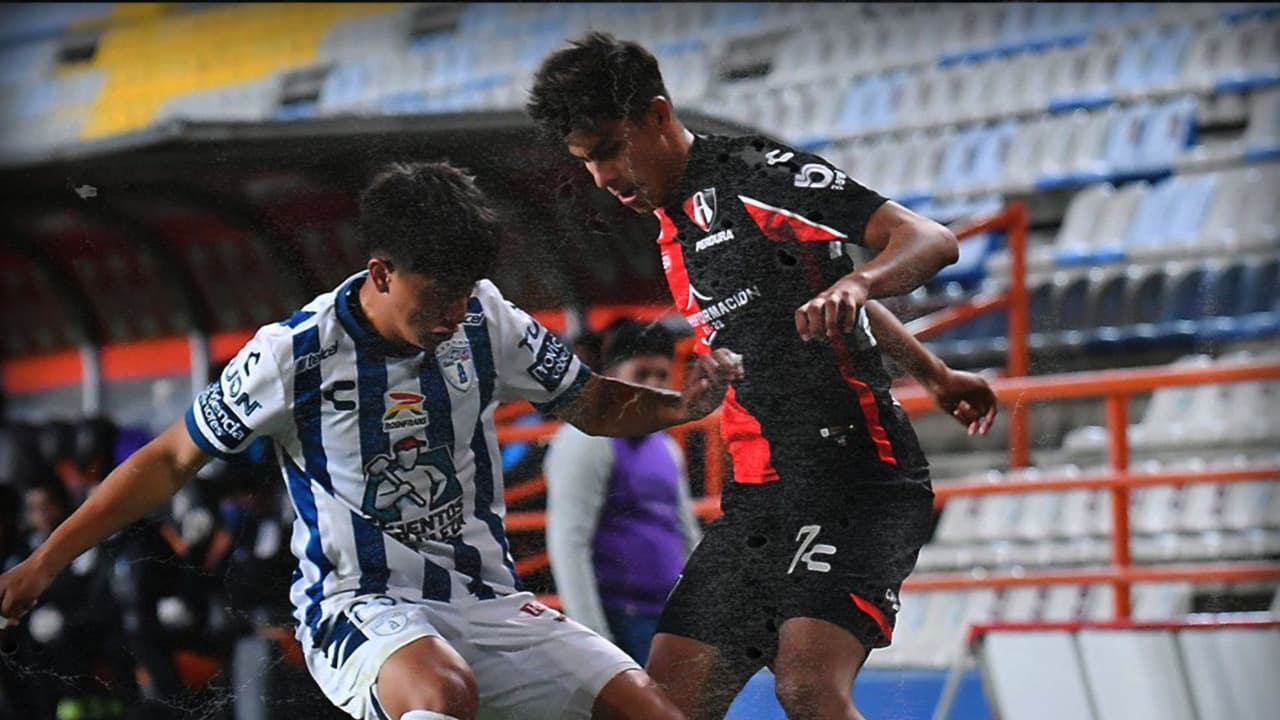 Pachuca y Atlas empatan en la ida de la final Sub-18
