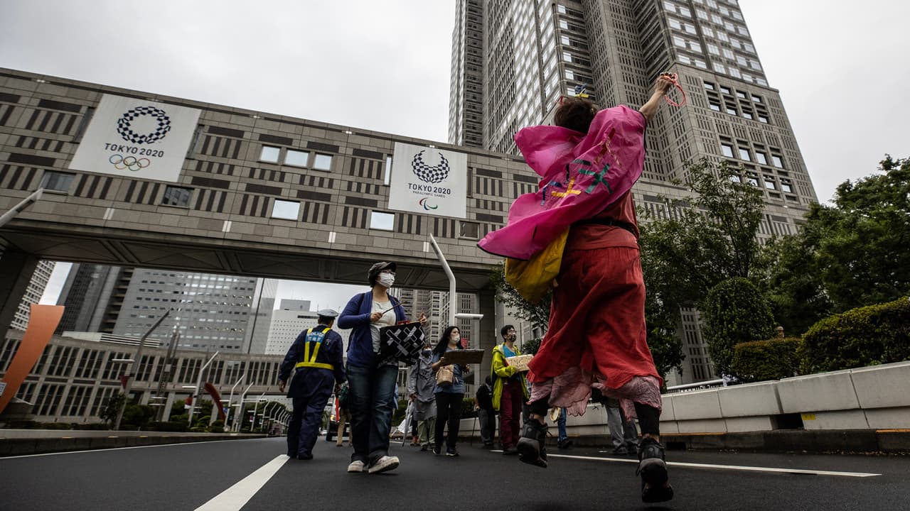 En Tokio, la mayoría de la población se ha manifestado en rechazo de los Juegos Olímpicos.