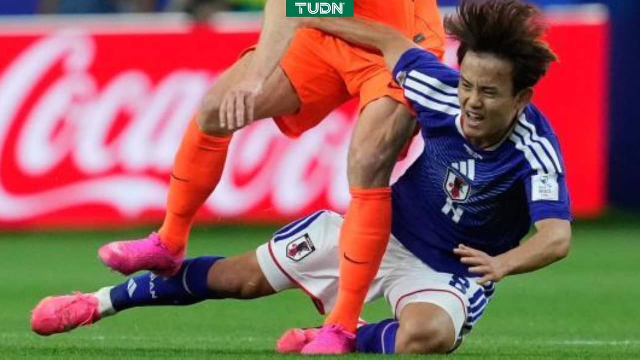 Takefusa Kubo aparece en silla de ruedas y diría adiós al Mundial con Japón