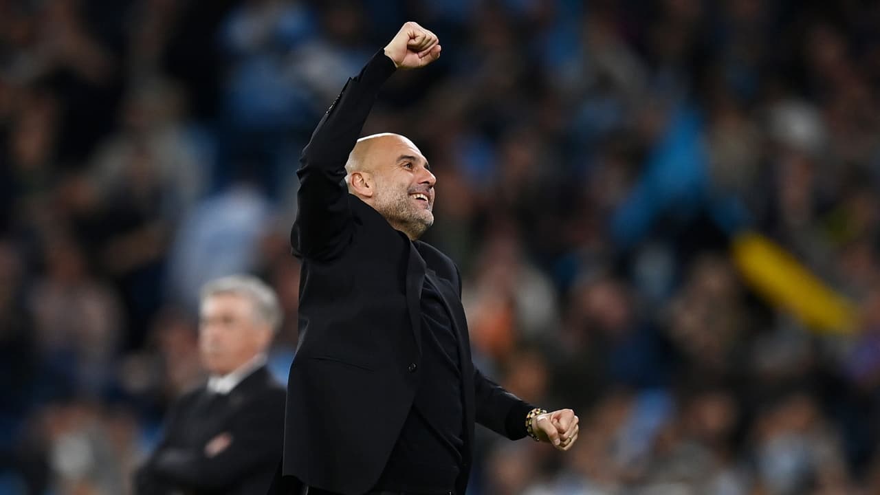 ¿A lo Piqué? La polémica foto de Guardiola tras vencer a Real Madrid