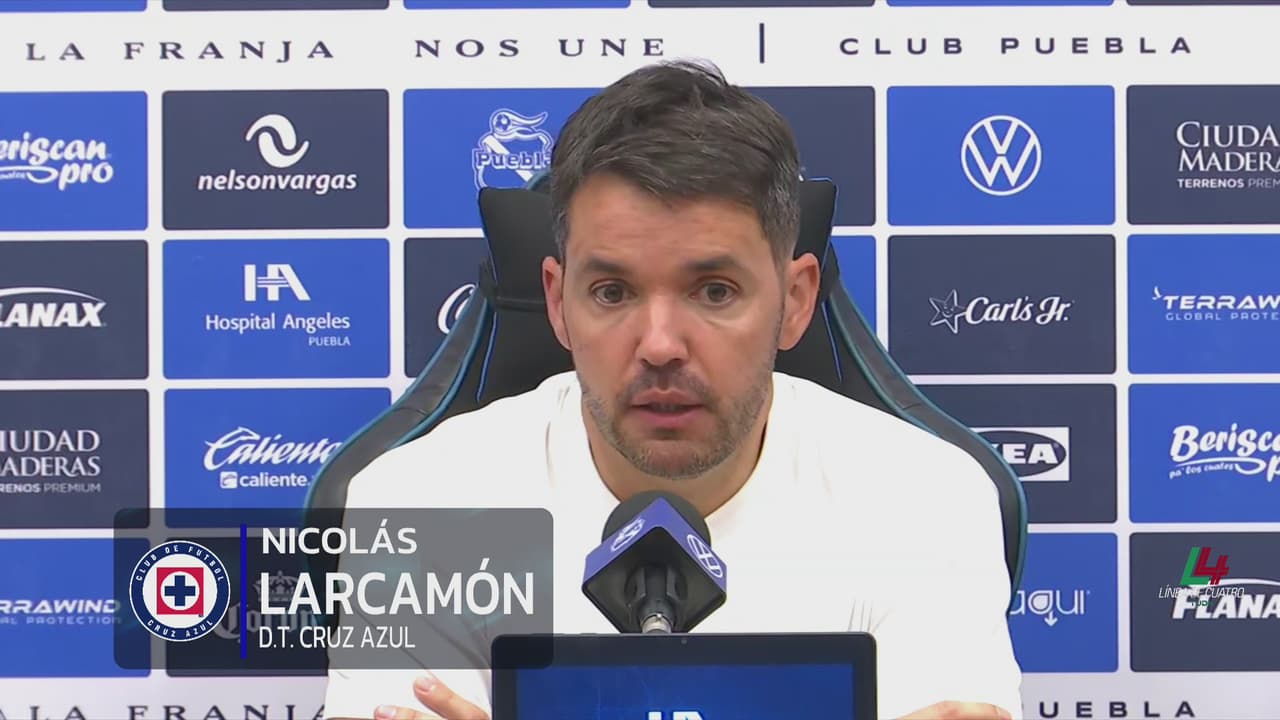 Larcamón destaca el desempeño de Bogusz, quien abrió el marcador