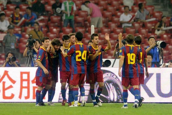 Con este resultado, barcelona cerró su gira por suelo asiático con saldo positivo.