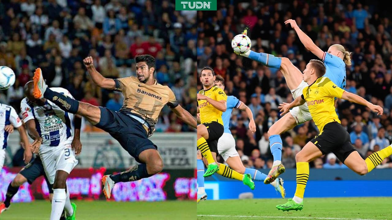 Lalo Herrera compara sus goles con el de Haaland en Champions