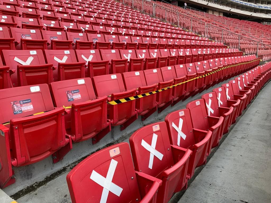 El estadio de las Chivas se ha desinfectado constantemente y cuenta con miles de despachadores de gel antibacterial. Los traslados de los equipos se realizan en autobús para evitar el uso de los aeropuertos. Los jugadores y el cuerpo técnico deben mantener una sana distancia social. Cada futbolista tendrá una botella individual para la hidratación. Además, los festejos entre jugadores están prohibidos.