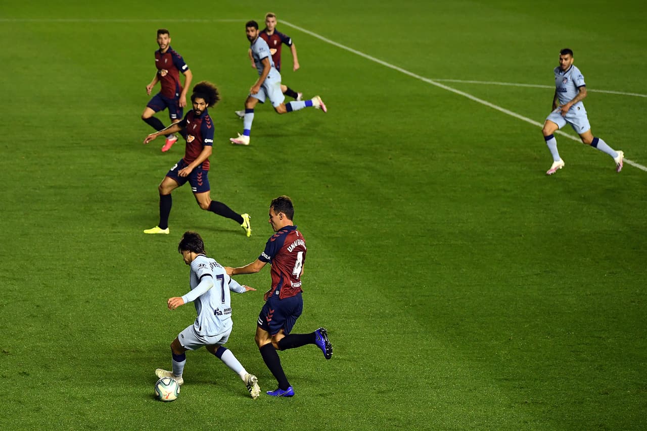 Joāo Félix fue el jugador más desequilibrante del partido, no pudieron pararlo.