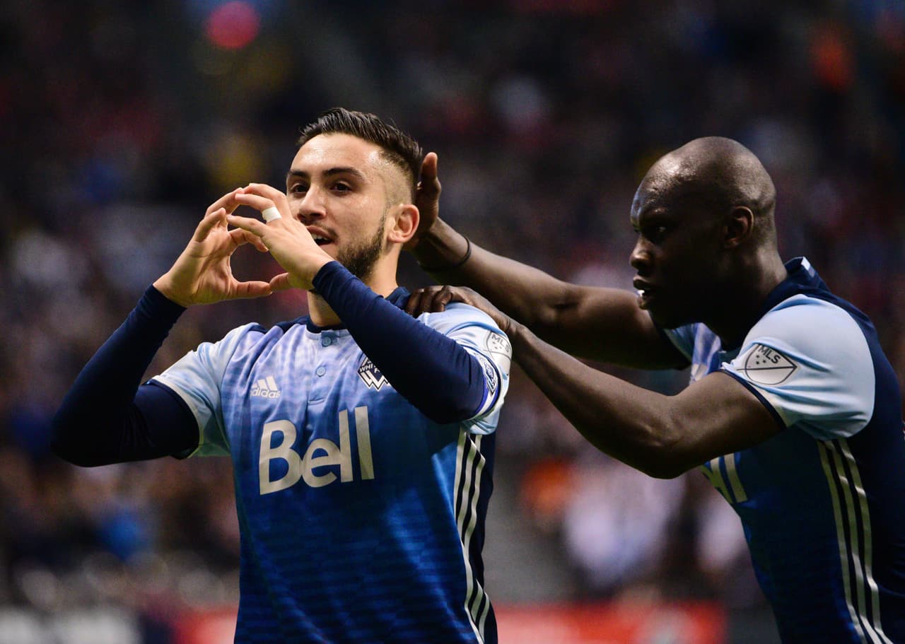 Pedro Morales marca el gol del triunfo para Vancouver ante el Dynamo.