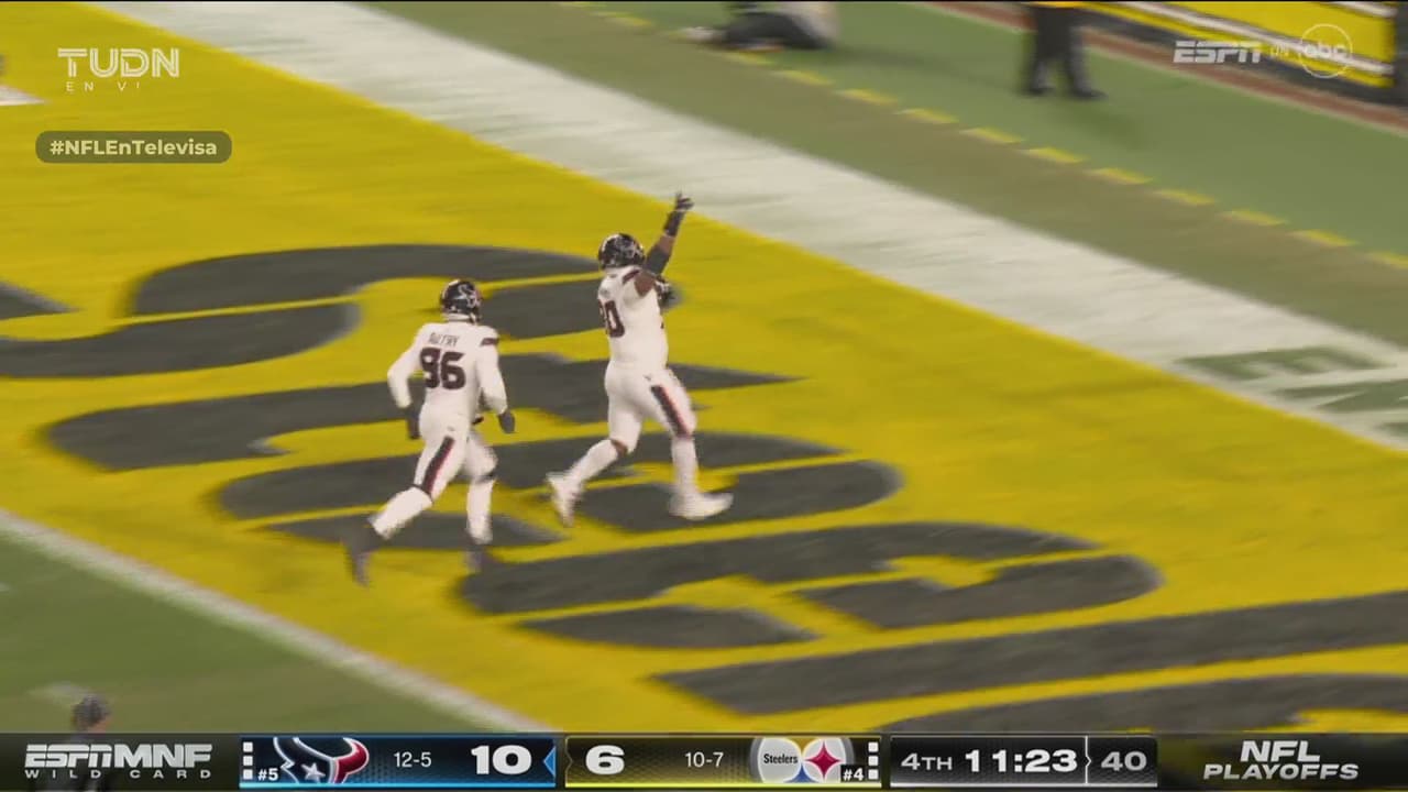 ¡Fumble y touchdown! La defensiva de Texans maniata a Aaron Rodgers