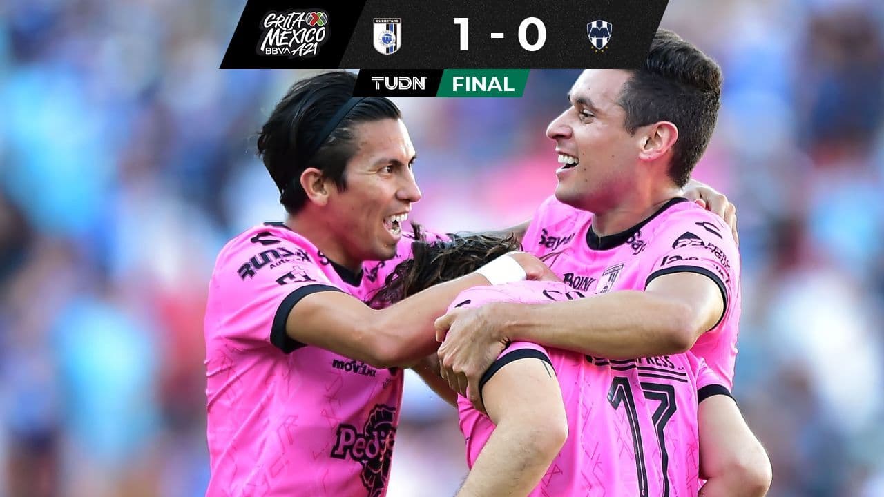 ¿Crisis? Querétaro vence a Rayados que hila tres juegos sin ganar