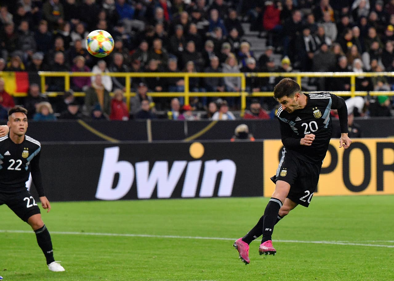 Alemania 2-2 Argentina. Goles de Gnabry y Havertz, por los alemanes; Lucas Alario y Lucas Ocampos, por la Albiceleste.