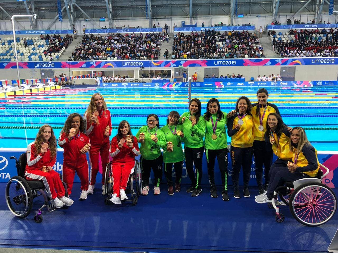 Atletas paralímpicos mexicanos imponen récord de medallas en Lima 2019