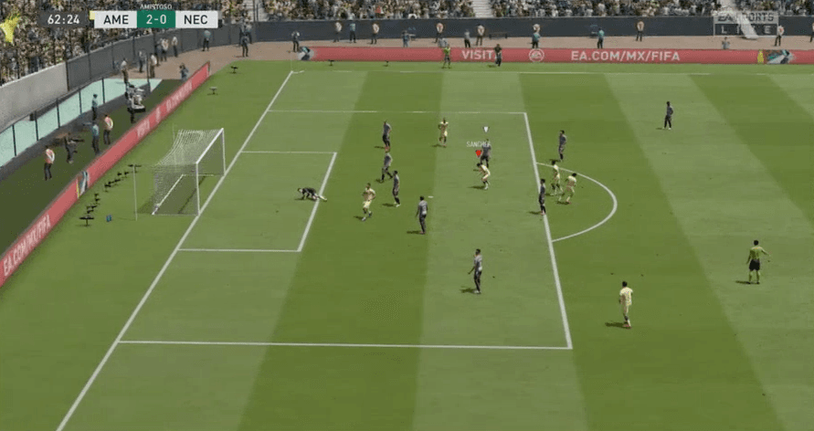 El Necaxa de Jairo González se llevó una 'manita' por parte de Gio dos Santos y el América en el torneo virtual de la eLiga MX.