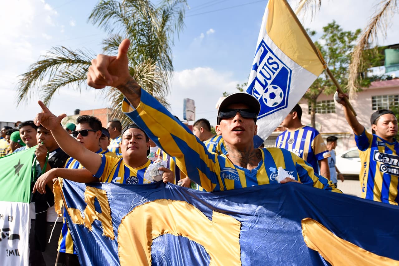 Los fanáticos del Atlético San Luis tienen lista la fiesta para el juego de vuelta en la Final del Clausura 2019 del Ascenso MX contra Dorados de Sinaloa.