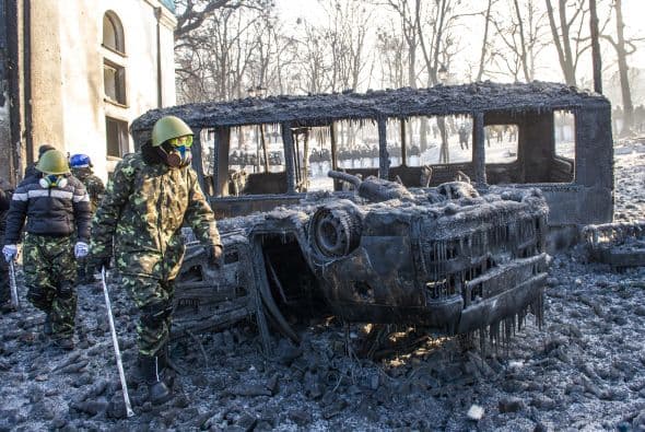 Hasta ahora las protestas y enfrentamientos han dejado un gran saldo de detenidos, heridos y daños materiales.