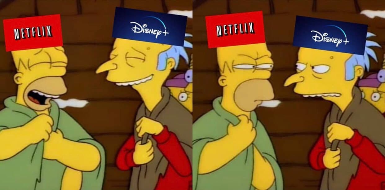 Estos fueron los mensajes que intercambiaron ambas plataformas y los memes después de sus respuestas.