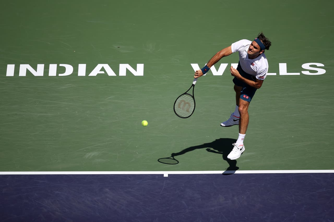 ¿Sexto título a la vista? Roger Federer avanza a semis en Indian Wells