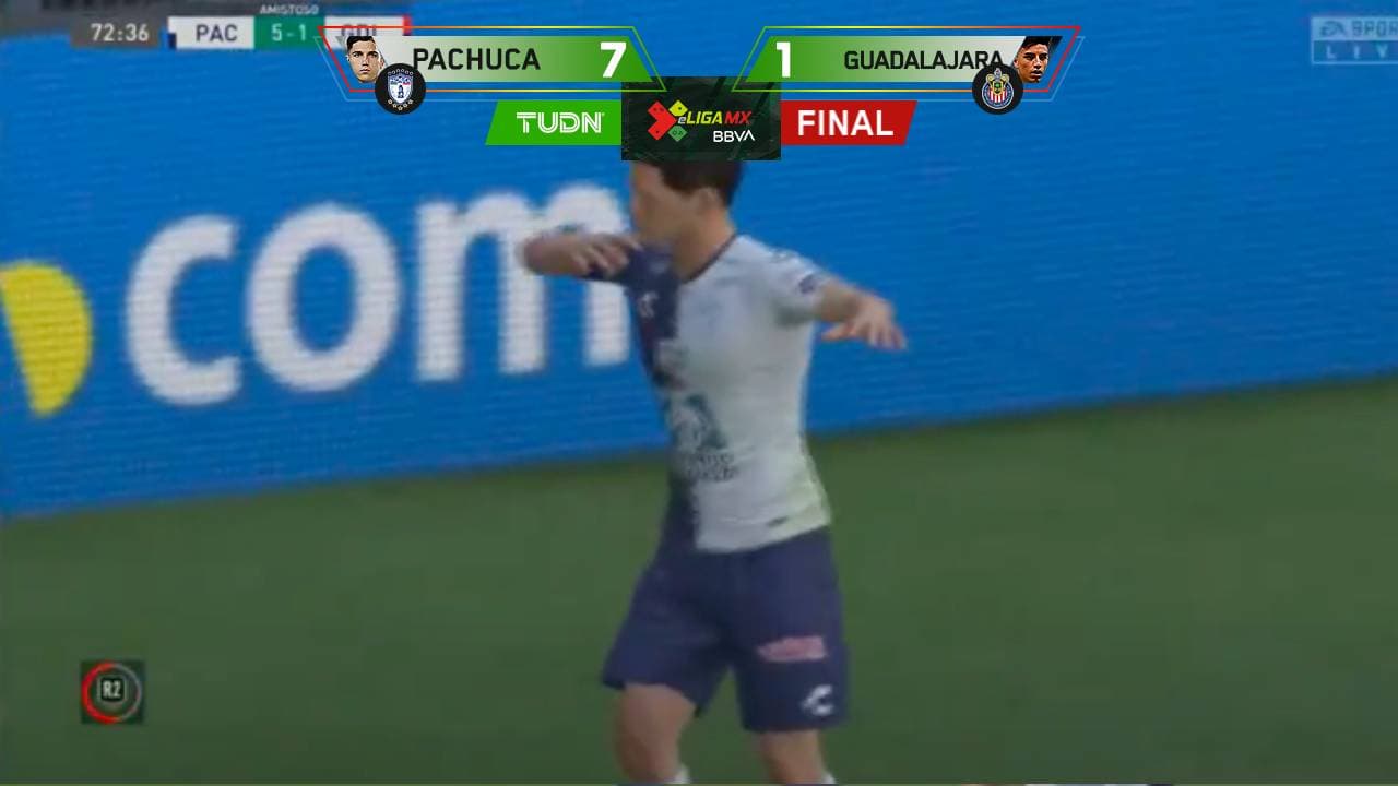 ¡Humillante! Pachuca, con un Dávila 'diabólico', no tuvo piedad de Chivas